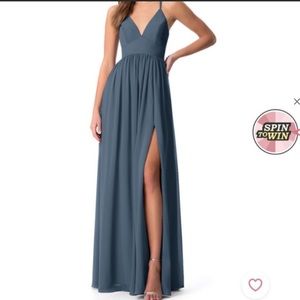 Neptune Azazie chiffon dress